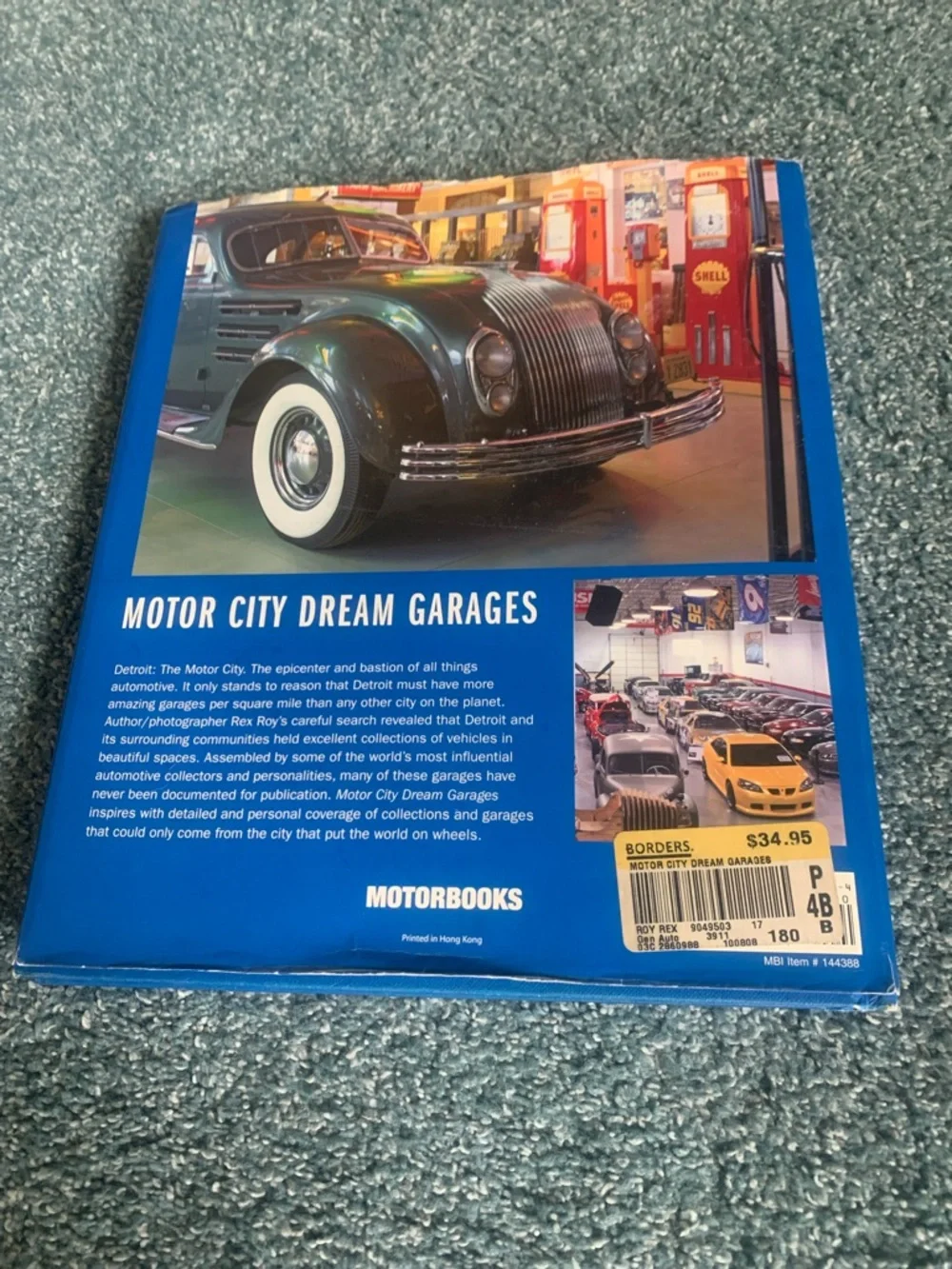 Ford Motor City Dream Garages Coffee Table Book - White/Blue Cover